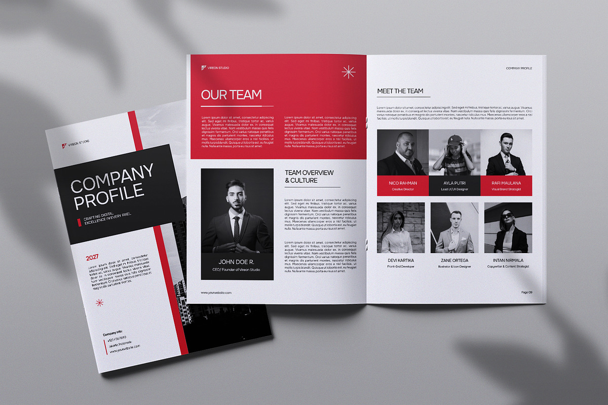 Company Profile Template, a Magazine Template by Portocraft (Photo 4 of 6)