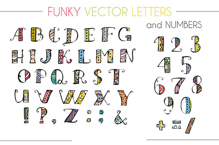 Funky Font, a Symbol Font by MalinaShop