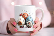 Whimsical Easter Eggs Clipart, an Illustration by Black Bird Studio (Thumbnail 5 of 7)