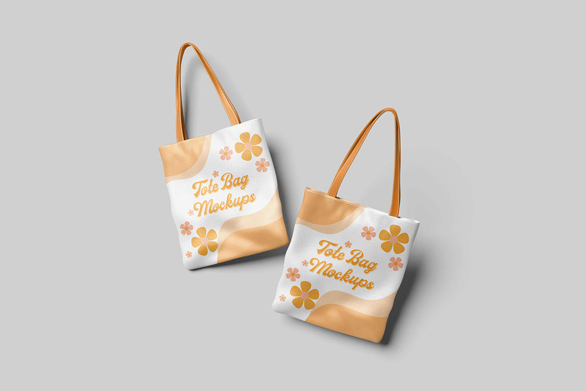 tote bag mockup, a Packaging Mockup by seramoe (Photo 4 of 5)