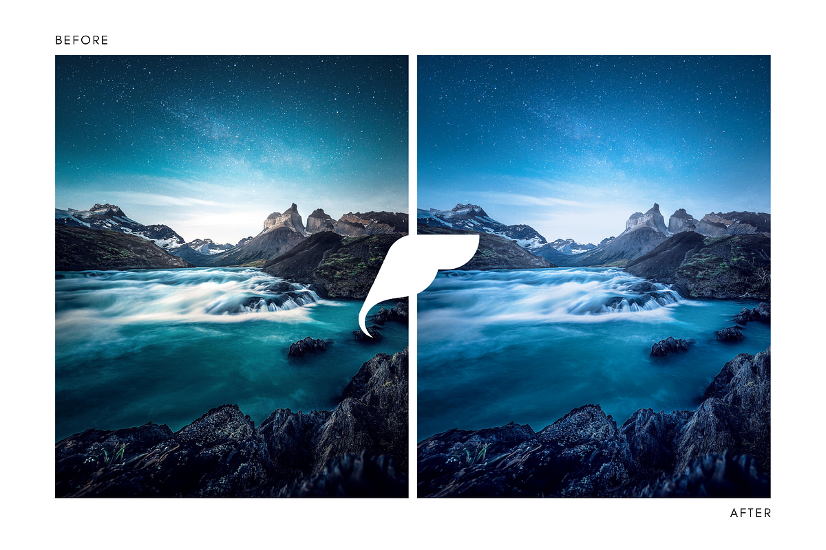 Cold Blue Lightroom Presets Theme preview 3