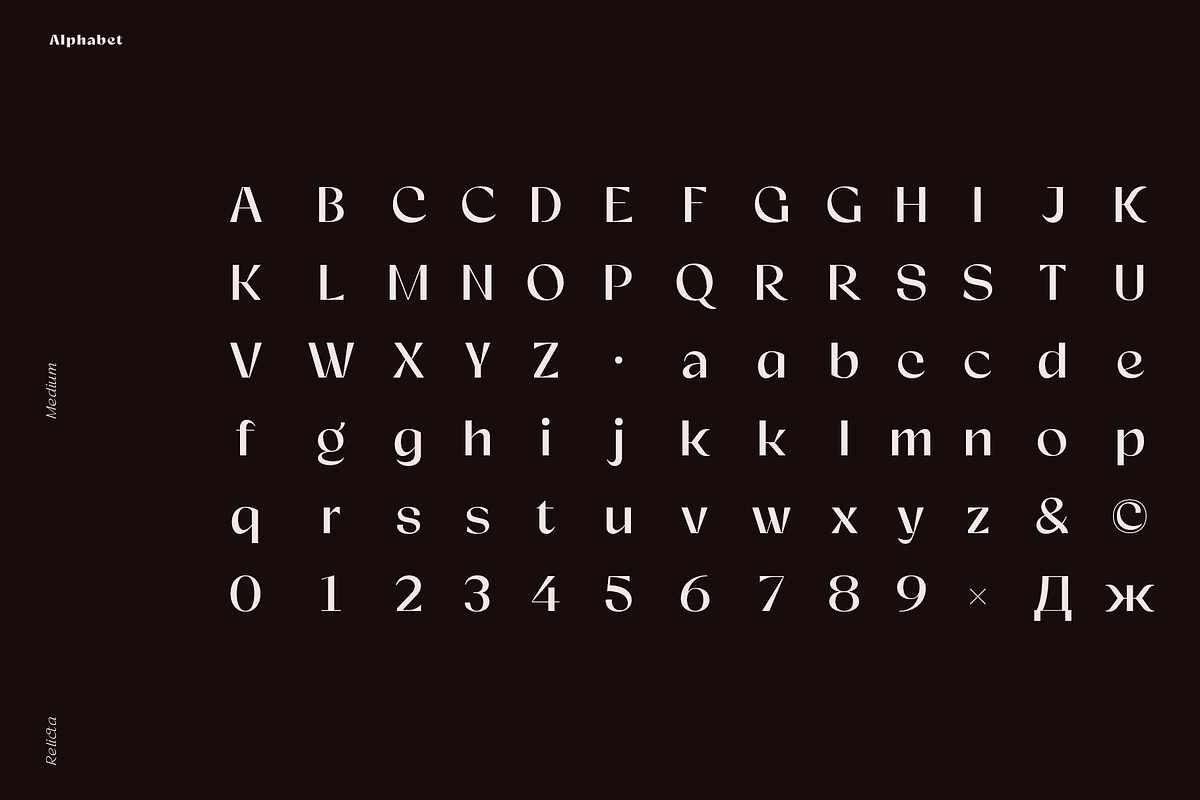 Relicta - Elegant Contrast Typeface, a Font by Jehoo Creative (Photo 10 of 11)