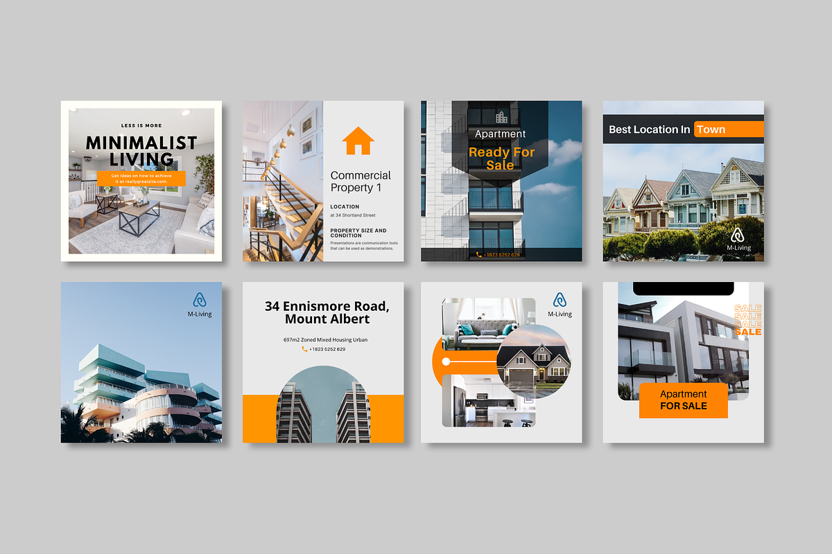 Property Canva Instagram Template, a Social Media Template by Kawalan Studio (Photo 7 of 9)