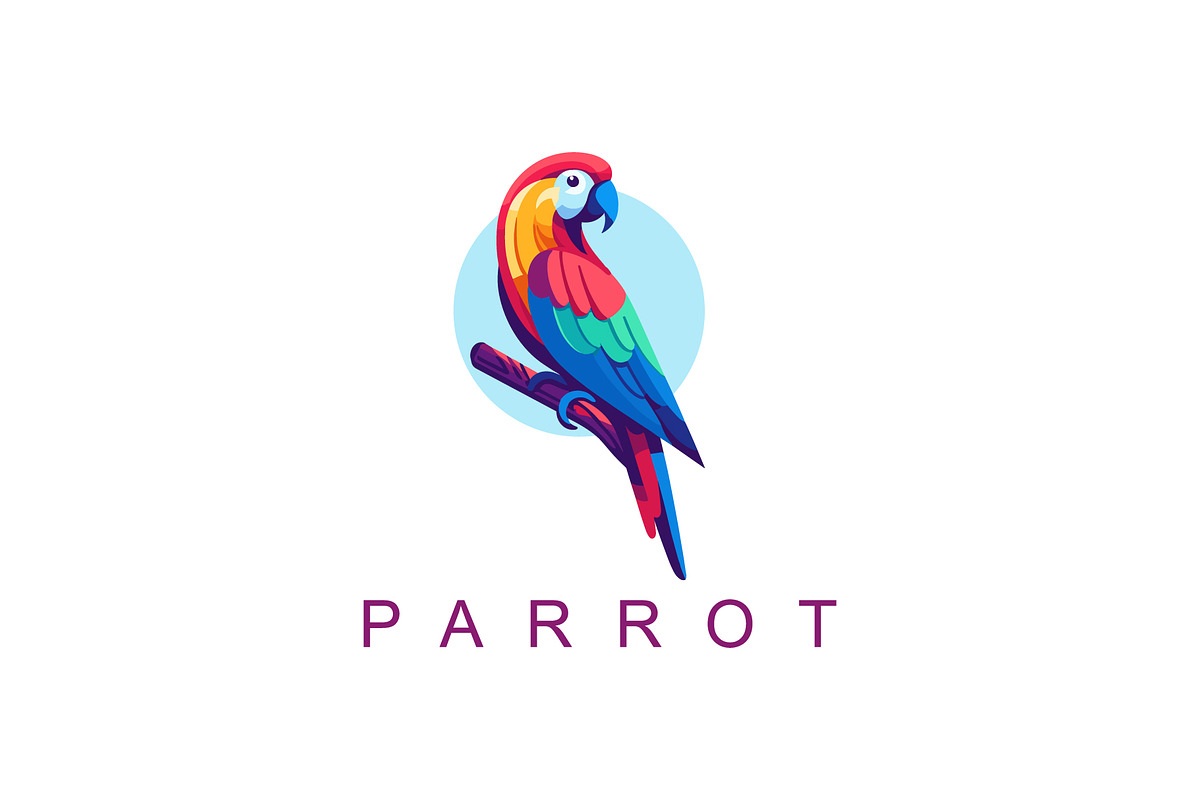 Parrot Logo, a Graphic by Usman