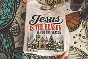 Jesus Is The Reason For The Season, a Seasonal Illustration by Libby Wishes (Thumbnail 3 of 4)