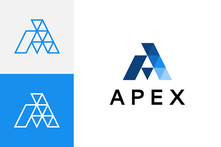Apex - Abstract Letter A Logo