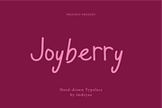 Joyberry - Handwritten Font, a Handwritten Font by imdeyaa (Thumbnail 1 of 7)