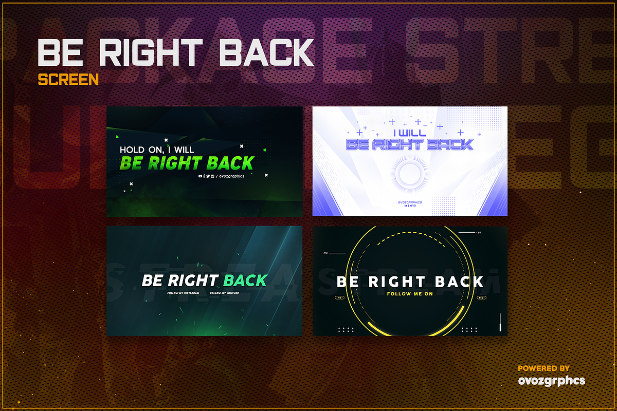 STREAM PACKAGE MEGA BUNDLE V2, a Social Media Template by Creathift (Photo 16 of 19)