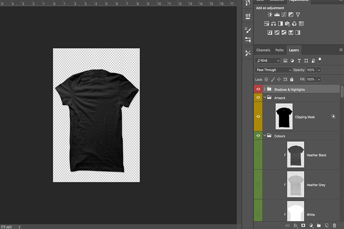 T-Shirt Mockup Back, a Presentation Template by Gordon Designs (Photo 1 of 8)