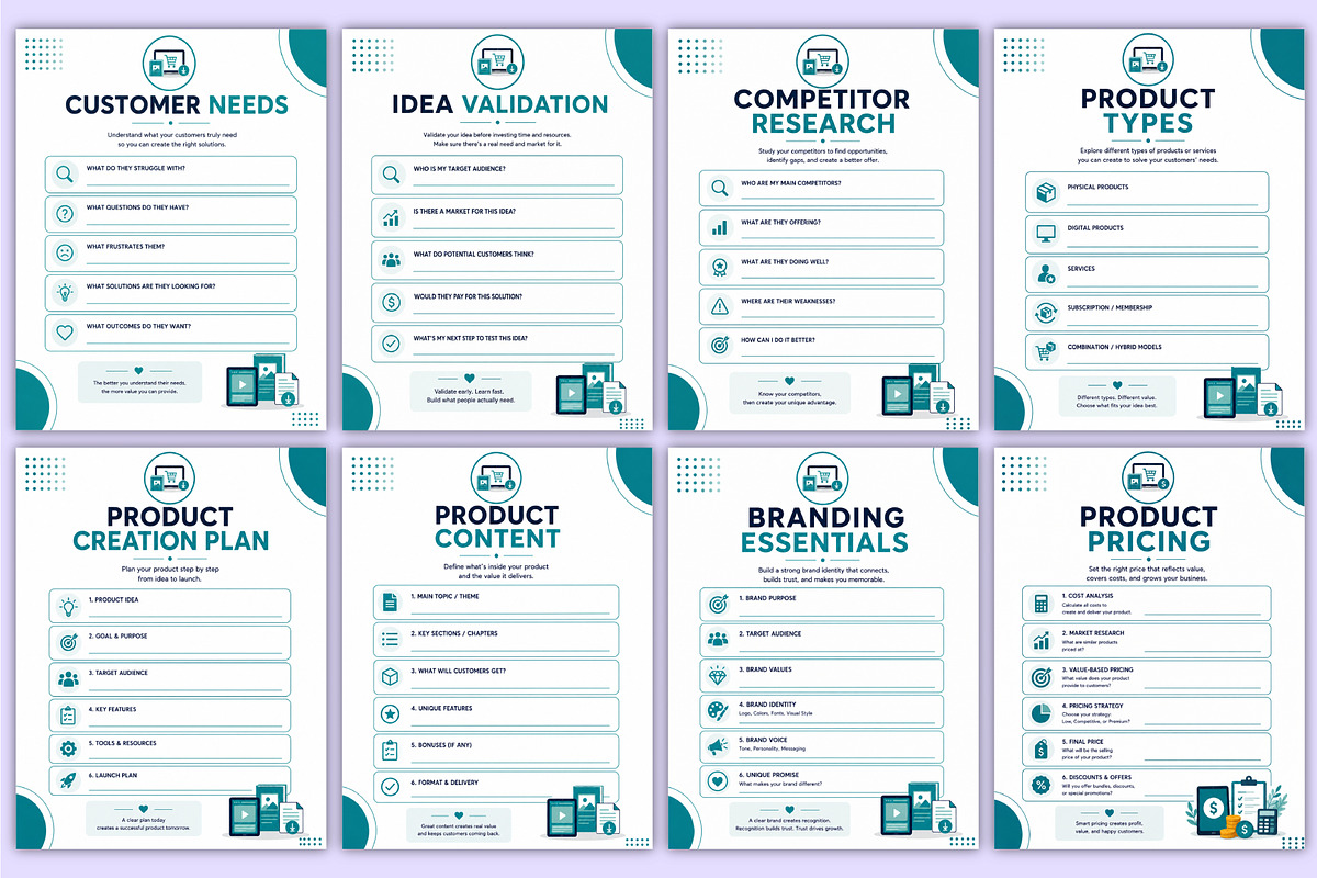 Make Money with Digital Products, a Stationery Template by Mustafiz (Photo 3 of 5)