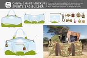 Sports Bag Builder Canva Mockup, a Packaging Mockup by Mockup Scene (Thumbnail 1 of 10)