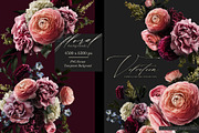 Velveteen Floral Clip Art Collection, an Object Graphic by Eclectic Anthology (Thumbnail 7 of 19)