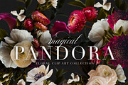 Pandora Moody Floral Clip Art Set, an Object Graphic by Eclectic Anthology (Thumbnail 1 of 13)