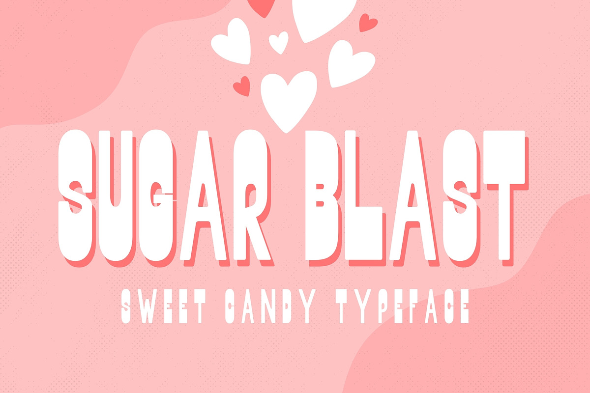 Sugar Blast - Sweet Typeface, a Sans Serif Font by HipFonts (Photo 1 of 8)