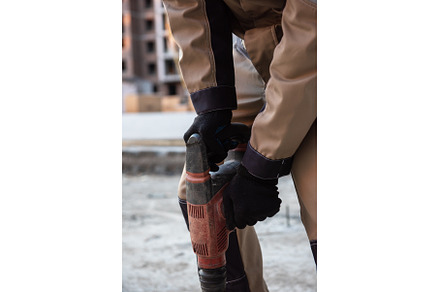 Construction Worker Using Power, an Industrial Photo by Jan Jack Russo Media