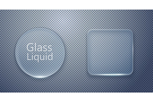 Vector transparent glass design, a Texture Illustration by Marinstri