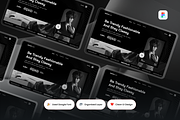 Fashion Elegant Hero Header, an UI Kit Template by SquidPixey (Thumbnail 2 of 3)