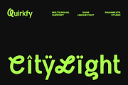 Quirckfy - Unique Sans Font, a Sans Serif Font by RagamKata (Thumbnail 11 of 12)
