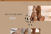 Boho Shopify Theme | Accentuate, a Templates & Theme by Easy Website Themes (Thumbnail 1 of 8)