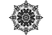 Floral Vector Abstract Pattern, a Decorative Illustration by FineArtStudio (Thumbnail 1 of 3)