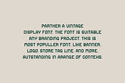 Parther- Vintage Font, a Serif Font by Iqsiart Studio (Thumbnail 4 of 7)