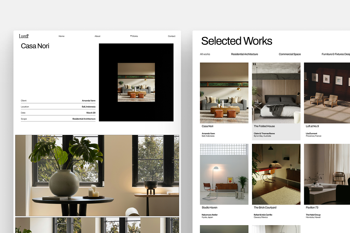 Architecture Framer Template, an UI Kit Template by Rozepaars Design (Photo 3 of 3)