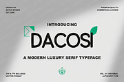 Dacosi - Elegant Serif Typeface, a Serif Font by Astuti Studio (Thumbnail 2 of 25)