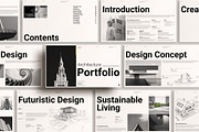 Architecture Portfolio Presentation, a Presentation Template by E-Type (Thumbnail 1 of 6)