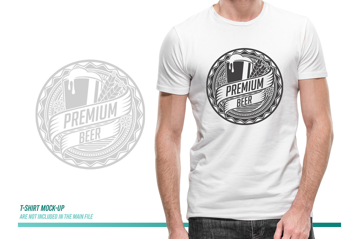 Premium Beer T-Shirt, a Templates & Theme by The Design For Co. (Photo 2 of 3)