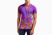Male Model Polo Shirt Mockup - PSD, a Shirt Mockup by Asylab (Thumbnail 1 of 8)