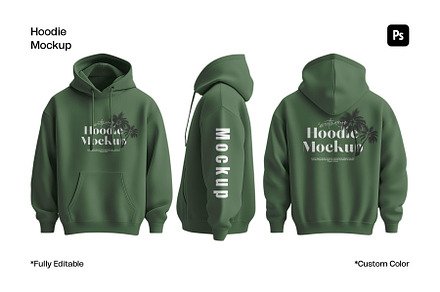Hoodie Mockup, a Hoody Mockup by sweetmaroon.studio