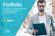 Portfolio Responsive Shopify Theme, a Shopify Template by ThemeTidy Shopify Agency (Thumbnail 1 of 2)