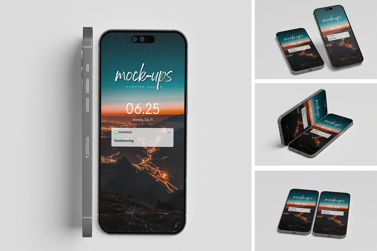 iphone 15 pro, an iPhone Mockup by kebunmockup (Photo 1 of 5)