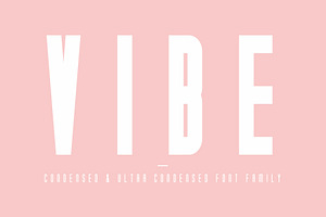 Vibe Condensed Font Family