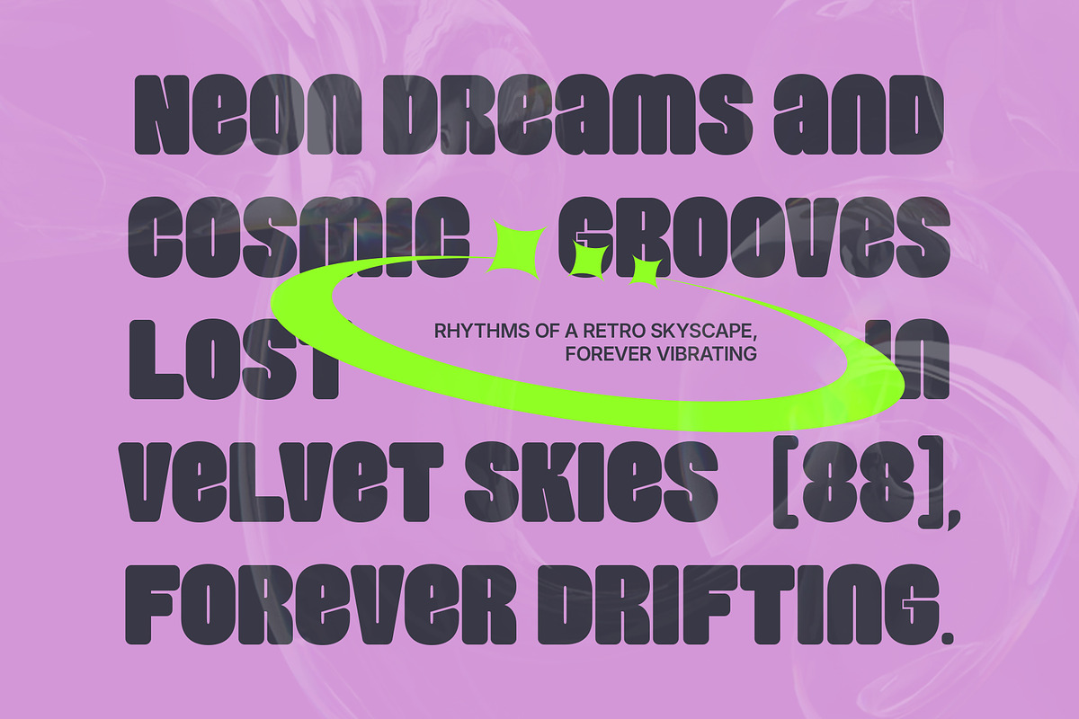 Luicy – Bold Groovy Sans Serif Font, a Sans Serif Font by Inviline.co (Photo 15 of 15)