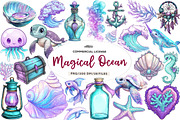 The Magical Ocean Sublimation Bundle, an Illustration by CreationArt (Thumbnail 1 of 5)
