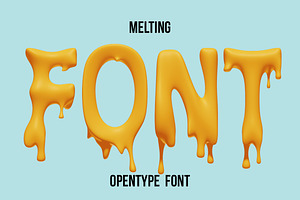 Melting Font