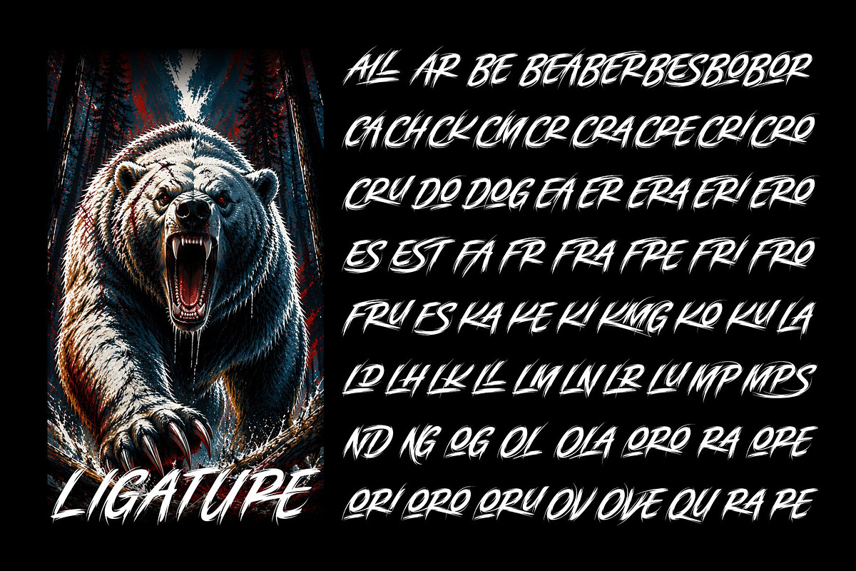 Brutally Ursa Typeface, a Script Font by alit design (Photo 17 of 20)