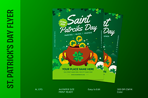 St Patrick’s Day Flyer, a Flyer Template by MMPixelCraft