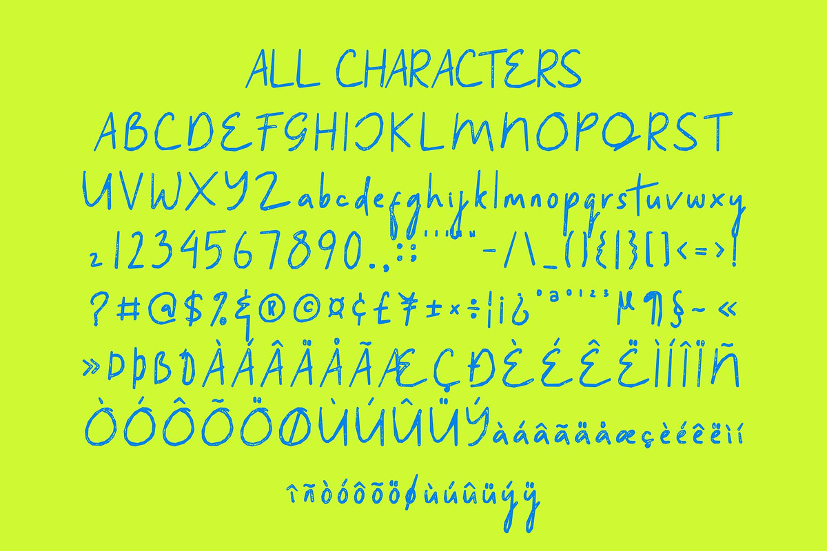 CS Michigan Stamp, a Handwritten Font by Craft Supply Co. (Photo 8 of 8)