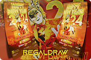 Fireworks Party Flyer, a Flyer Template by regalDRAW (Thumbnail 2 of 6)