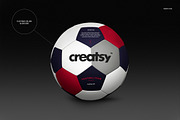 Soccer Ball Mockup Set, a Product Mockup by Creatsy (Thumbnail 4 of 7)