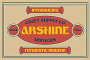 Arshine Unfocus, a Sans Serif Font by Craft Supply Co. (Thumbnail 1 of 8)