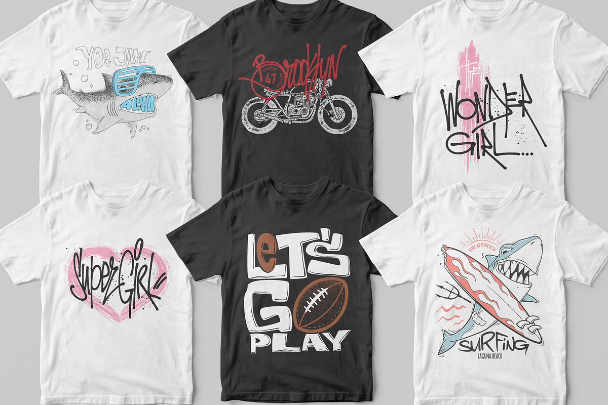 20 T-shirt design collection., an Illustration by Urbanshop (Photo 2 of 5)