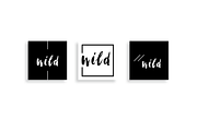 Black & White Facebook Ad Templates, a Social Media Template by Wild Ones (Thumbnail 9 of 9)