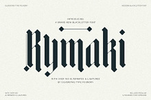 Rymaki - Modern Blackletter Font