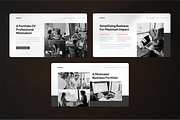 Clean Minimal Business Google Slide, a Presentation Template by SquidPixey (Thumbnail 5 of 7)