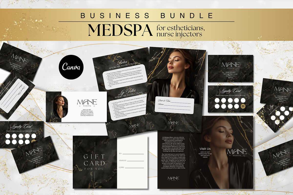 Medspa Templates Printing Marketing, a Marketing Template by DesignsbyMariaStudio (Photo 1 of 10)