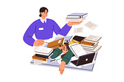 Paperwork, bureaucracy concept set, a Work Illustration by Good Studio (Thumbnail 5 of 5)