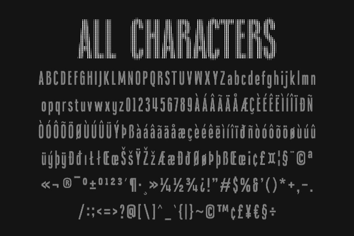 Blonden Slitscan, a Sans Serif Font by Craft Supply Co. (Photo 8 of 8)